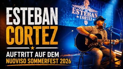 Mehr über den Artikel erfahren Esteban Cortez: Lieder gegen Sprachpolizei und Verbote – Auftritt beim Nuoviso Sommerfest 2026