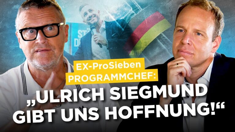 Mehr über den Artikel erfahren Ex ProSieben-Programmchef: „Ulrich Siegmund gibt uns Zuversicht und Hoffnung!“