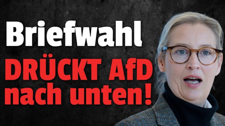 Mehr über den Artikel erfahren 💥Briefwahlstimmen sind da: AfD SCHMIERT AB!!