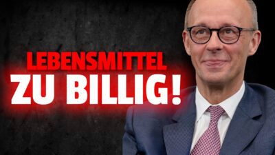 Mehr über den Artikel erfahren 💥CDU Ministerin findet Lebensmittel zu billig!