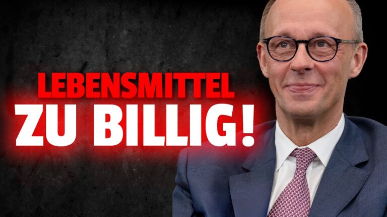 Mehr über den Artikel erfahren 💥CDU Ministerin findet Lebensmittel zu billig!