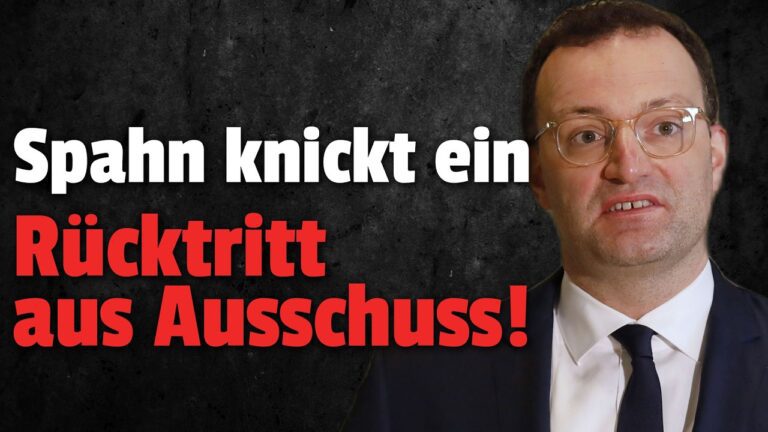 Mehr über den Artikel erfahren 💥Spahn RÜCKTRITT aus Haushaltsausschuss ist NICHt genug!