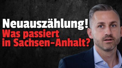 Mehr über den Artikel erfahren 💥WAHNSINN! Wahl Sachsen-Anhalt muss NEU ausgezählt werden!!