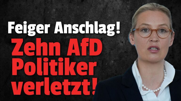 Mehr über den Artikel erfahren 💥War DAS Säure? Zehn Verletzte bei Angriff auf AfD-Stand!