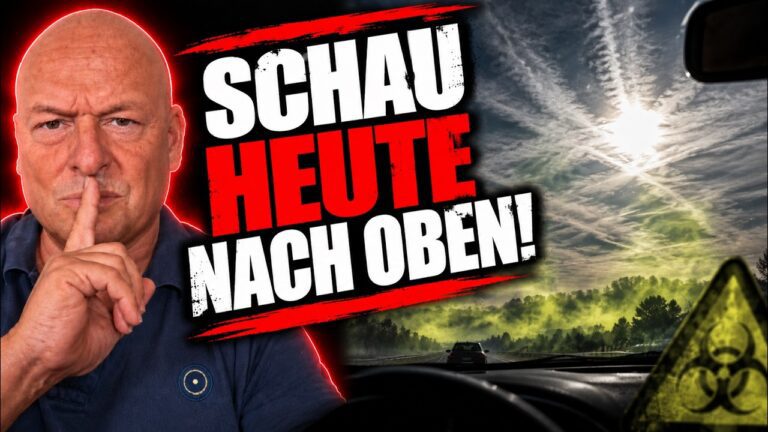 Mehr über den Artikel erfahren 😳⚠️ SCHAU HEUTE IN DEN HIMMEL!! Müde & erschöpft: Dann seht dieses Video an!