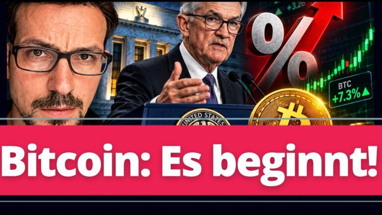 Mehr über den Artikel erfahren FED SCHOCKT DIE MÄRKTE – und Bitcoin steigt!