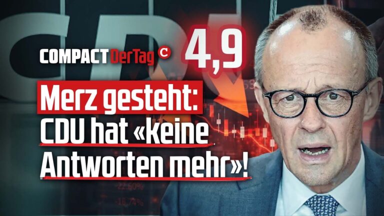 Mehr über den Artikel erfahren Heftiges Geständnis! Merz ohne Antwort