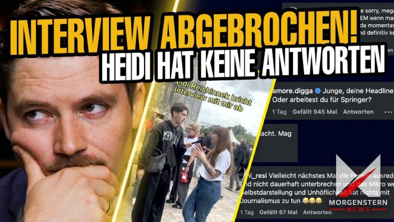 Mehr über den Artikel erfahren Heidi Reichinnek bricht Interview ab, weil sie nur Quatsch redet.