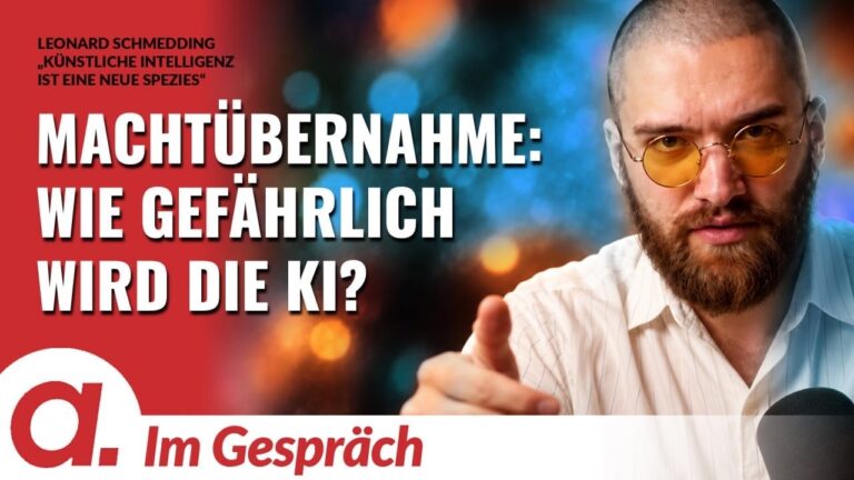 Mehr über den Artikel erfahren Im Gespräch: Leonard Schmedding | Künstliche Intelligenz ist eine neue Spezies | Apolut