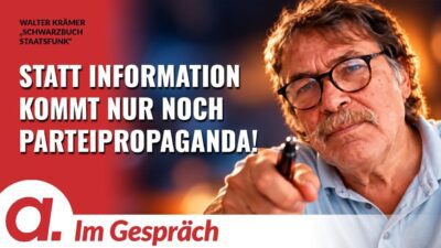 Mehr über den Artikel erfahren Im Gespräch: Walter Krämer | „Schwarzbuch Staatsfunk“ | Apolut