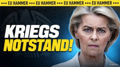 Mehr über den Artikel erfahren KRIEGS NOTSTAND: NEUER EU-ARTIKEL aktiviert! SO hebelt Brüssel unsere PARLAMENTE aus!