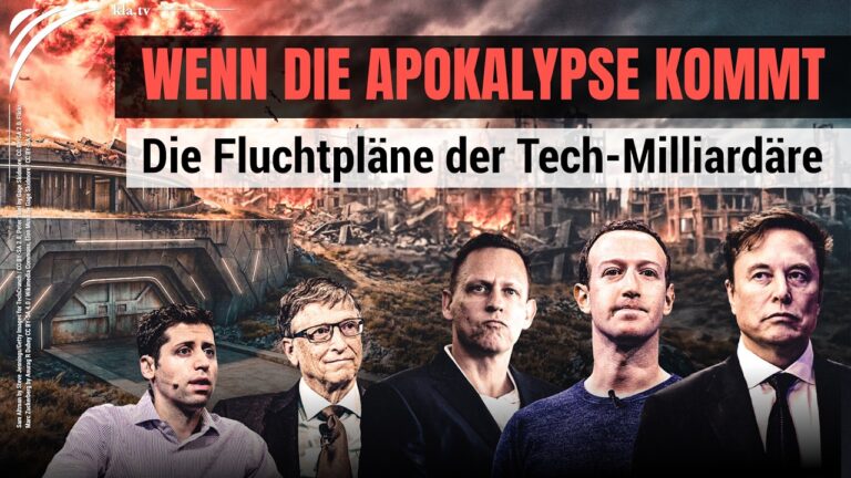Mehr über den Artikel erfahren Krisenvorsorge für Elite: Wie Gates, Thiel, Musk sich auf Katastrophe vorbereiten