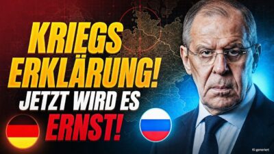 Mehr über den Artikel erfahren LAWROW BESTÄTIGT: DEUTSCHLAND WIRD ZIEL! DAS erwartet dich JETZT!