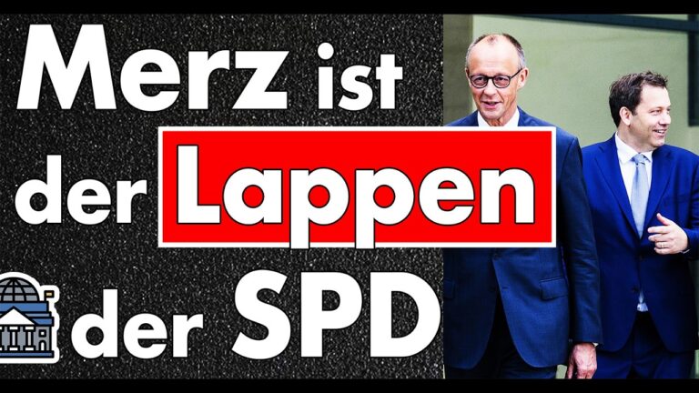 Mehr über den Artikel erfahren Merz: Der Lappen der Nation bedankt sich für seinen eigenen Kniefall für die SPD!
