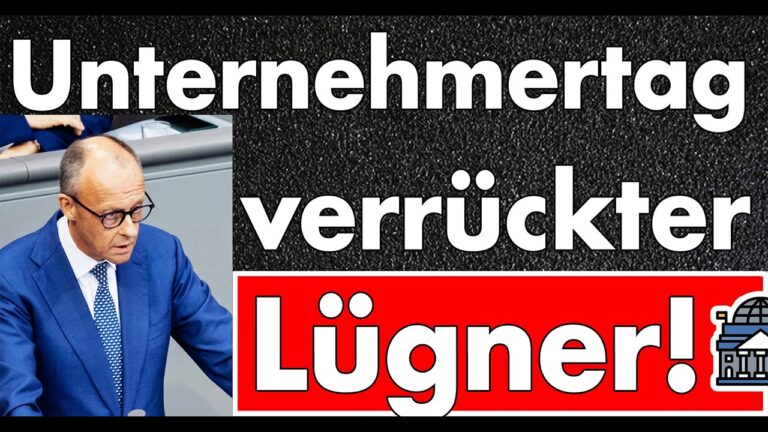Mehr über den Artikel erfahren Merz eskaliert am Rednerpult in seiner eigenen Realität! Er muss dringend aus dem Amt!
