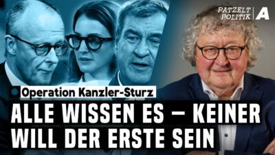 Mehr über den Artikel erfahren Merz ist komplett allein – Patzelt Politik