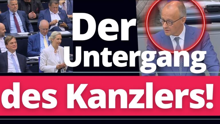 Mehr über den Artikel erfahren Merz pöbelt im Bundestag gegen die AfD, die NERVEN sind AM ENDE!