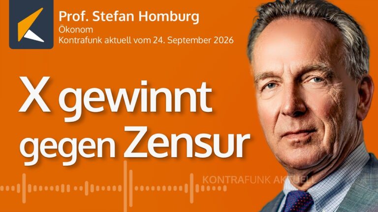 Mehr über den Artikel erfahren Musk gewinnt Klage gegen Niedersächsische Landesmedienanstalt – Gespräch mit Prof. Stefan Homburg
