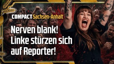 Mehr über den Artikel erfahren Nerven blank! Linke stürzen sich auf Reporter!