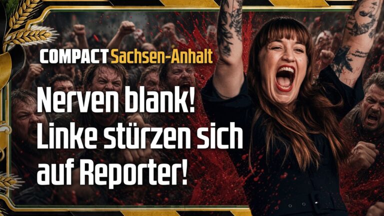 Mehr über den Artikel erfahren Nerven blank! Linke stürzen sich auf Reporter!