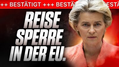 Mehr über den Artikel erfahren OFFIZIELL: Reisefreiheit wird eingeschränkt.