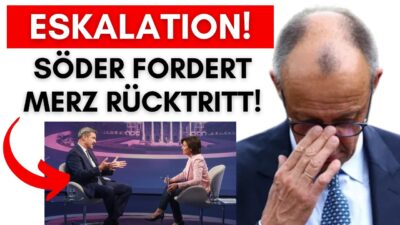 Mehr über den Artikel erfahren Paukenschlag: Söder fordert Merz Rücktritt + Merz wirft AfD Wahlbetrug vor!