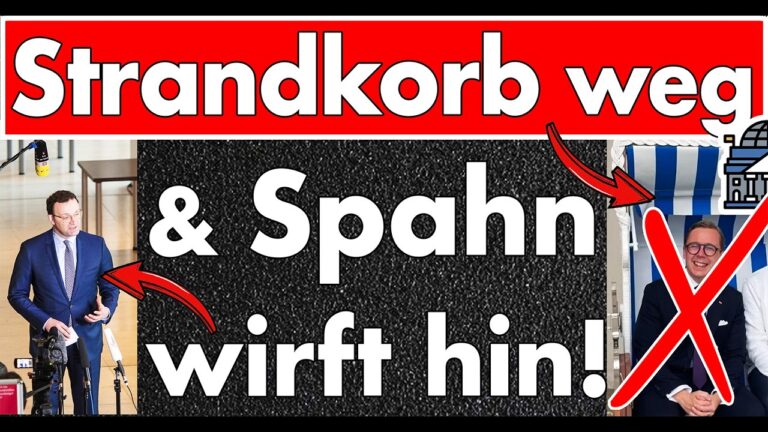 Mehr über den Artikel erfahren Rumms bei der Union: Strandkorb weg, Spahn weg – Mandate bleiben