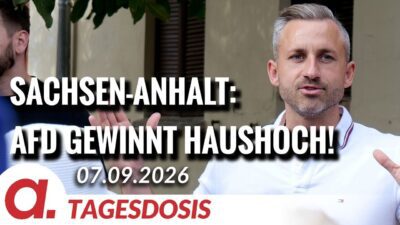 Mehr über den Artikel erfahren Sachsen-Anhalt: Ende der Brandmauer-Demokratie? | Von Paul Clemente | Apolut