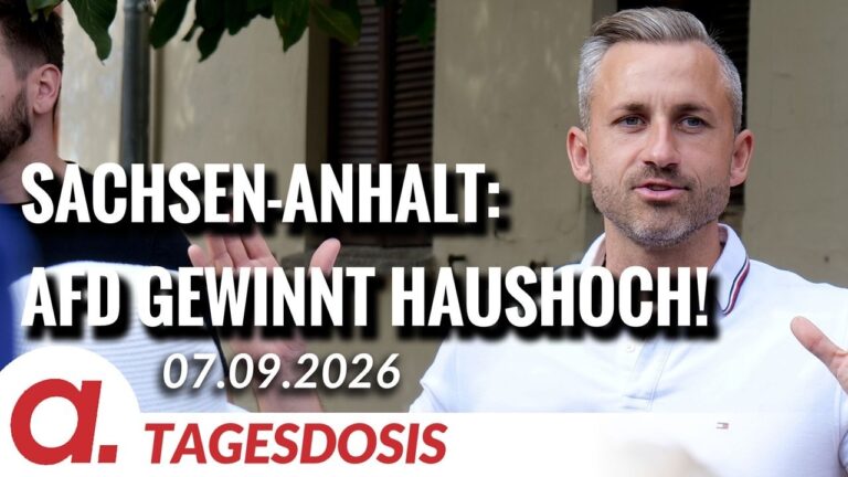 Mehr über den Artikel erfahren Sachsen-Anhalt: Ende der Brandmauer-Demokratie? | Von Paul Clemente | Apolut