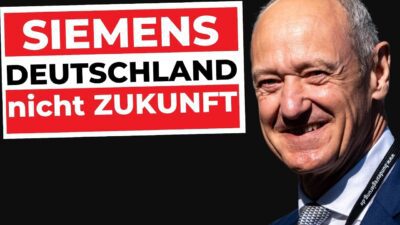 Mehr über den Artikel erfahren SCHOCK: Siemens-Chef rechnet eiskalt ab! | Standort Deutschland, Steuern & IP-Verschiebung
