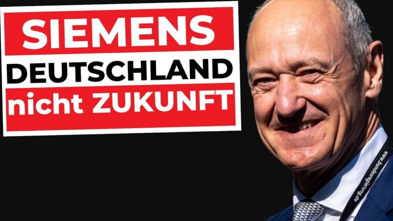Mehr über den Artikel erfahren SCHOCK: Siemens-Chef rechnet eiskalt ab! | Standort Deutschland, Steuern & IP-Verschiebung