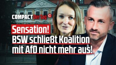 Mehr über den Artikel erfahren Sensation! BSW schließt Koalition mit AfD nicht mehr aus!💥