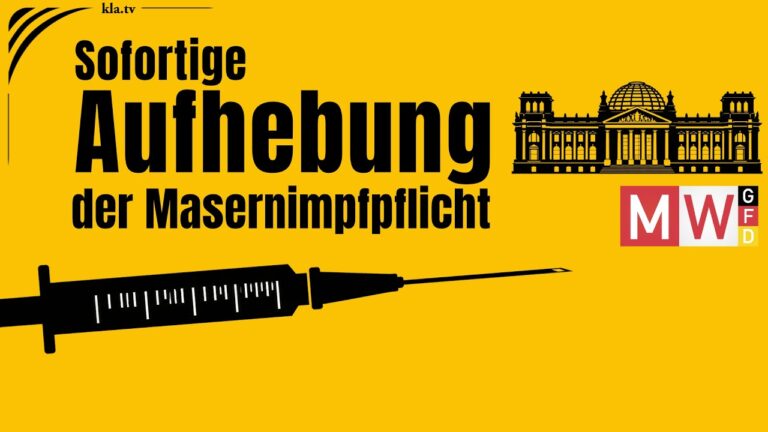 Mehr über den Artikel erfahren Sofortige Aufhebung der Masernimpfpflicht