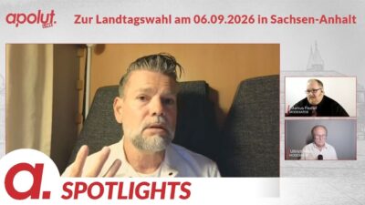Mehr über den Artikel erfahren Spotlight: Kayvan Soufi-Siavash | Blau wählen und dann blaues Wunder erleben! | Apolut