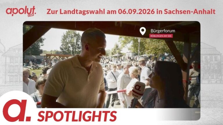 Mehr über den Artikel erfahren Spotlight: Ulrich Siegmund auf dem AfD-Bürgerforum in Röblingen am See am 29. August 2026