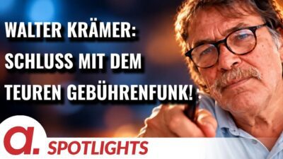 Mehr über den Artikel erfahren Spotlight: Walter Krämer | Gravierende Kosteneinsparungen sind beim ÖRR dringend erforderlich!