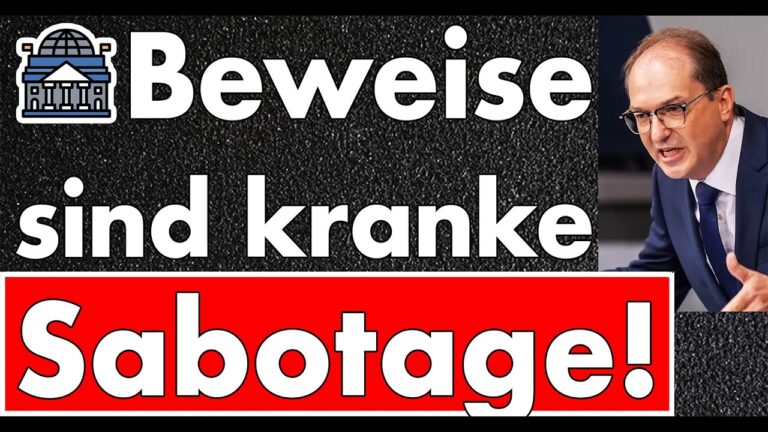 Mehr über den Artikel erfahren Wer Beweise fordert begeht kranke Sabotage – Innenminister dreht durch! Dobrindt beendet Rechtsstaat