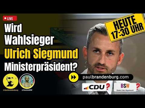 Mehr über den Artikel erfahren Wird Wahlsieger Ulrich Siegmund Ministerpräsident?