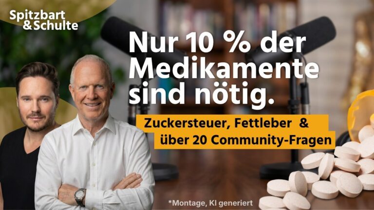 Mehr über den Artikel erfahren Zuckersteuer, Fettleber und die dritthäufigste Todesursache | Spitzbart & Schulte #12