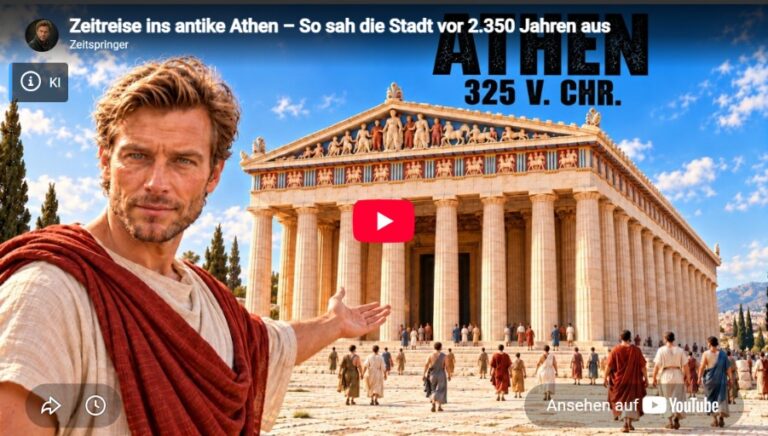 Zeitspringer: Zeitreise ins antike Athen – So sah die Stadt vor 2.350 Jahren aus