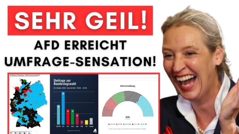 AfD mit neuem Rekordwert + Zuschauerin demütigt ZDF-Moderator + AfD darf keine Hunde adoptieren!