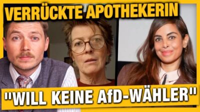 Apothekerin will KEINE AfD-Wähler, Collien Fernandes schon wieder & CDU will Wahl boykottieren