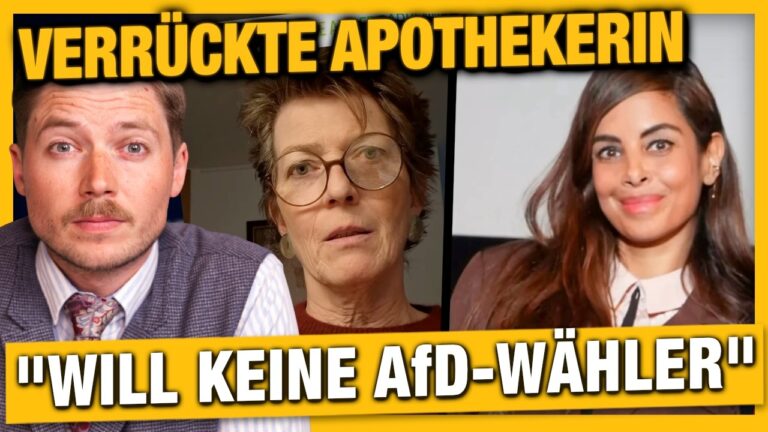 Apothekerin will KEINE AfD-Wähler, Collien Fernandes schon wieder & CDU will Wahl boykottieren