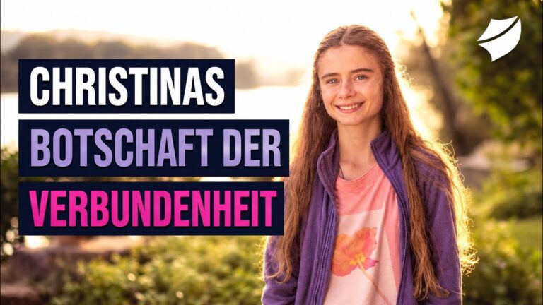 Mehr über den Artikel erfahren Christina`s Botschaft der Verbundenheit an die Welt im Wandel Kongress Besucher