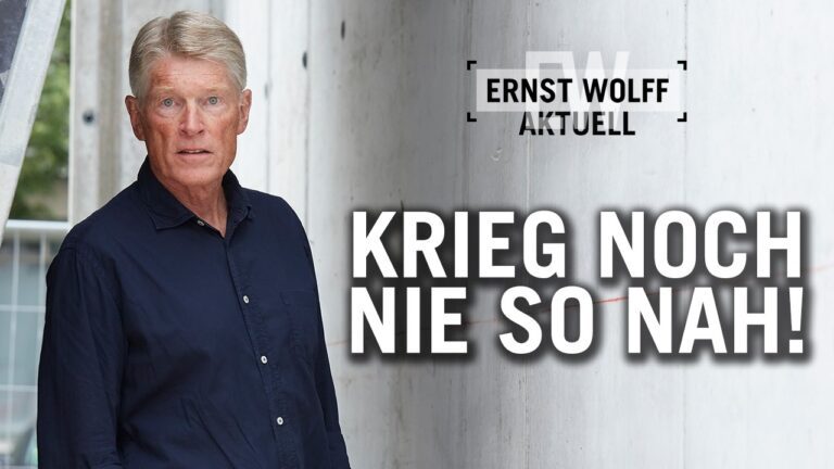 Mehr über den Artikel erfahren „Der Krieg war noch nie so nah vor unserer Tür! | Ernst Wolff im Gespräch mit Dominik Kettner
