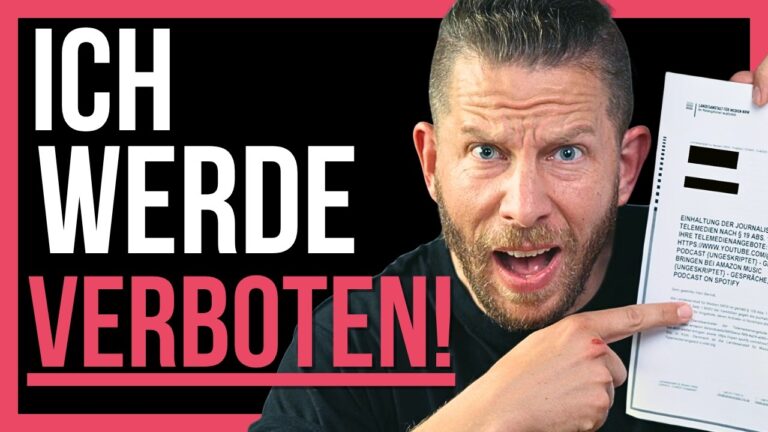 Mehr über den Artikel erfahren Der Staat will meinen Podcast zensieren! (Post von der Behörde)