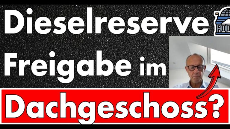 Mehr über den Artikel erfahren Dieselreserve-Freigabe im Dachgeschoss? G7 gibt 100 Mio. Barrel frei & Merz sitzt unterm Dachfenster