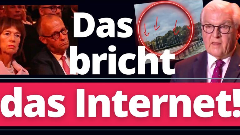 Mehr über den Artikel erfahren EIL: Riesiger Skandal am Nationalfeiertag: Merz und Steinmeier bemerken es zu spät!