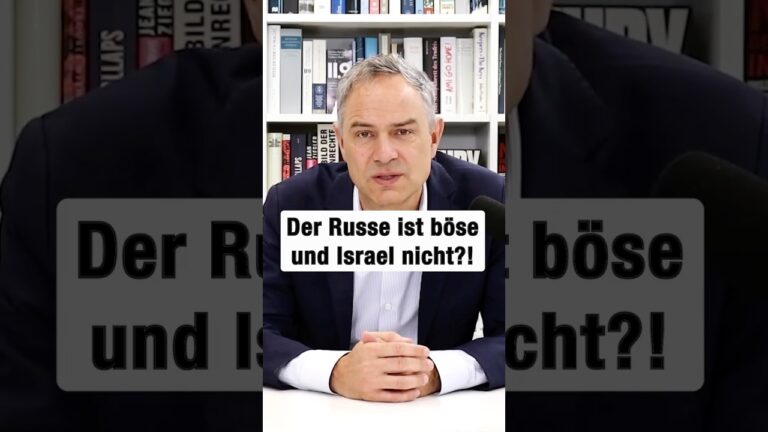 Mehr über den Artikel erfahren Gelten für Russland und Israel andere Maßstäbe?