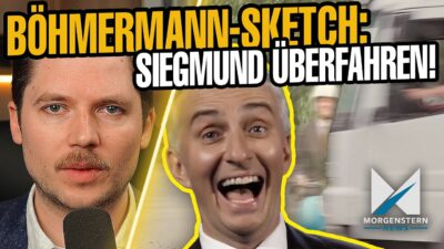 Mehr über den Artikel erfahren IHRE Rundfunkgebühr bei der Arbeit: BÖHMERMANN stellt ÖFFENTLICH da, wie Siegmund ÜBERFAHREN wird!